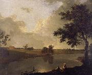Richard  Wilson View of Tabley House,Cheshire oil painting artist
